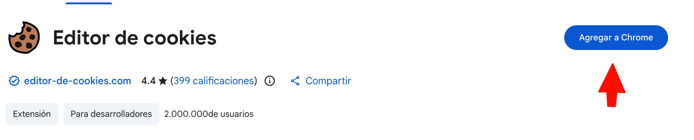 Chrome Web Store showing the Cookie-Editor extension